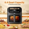 Превью Air Fryer, 6.4Qt Stainless Steel with 8 Presets — Air Fryer, Bear