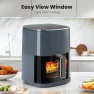 Превью Air Fryer 6QT with Window, Square Airfryer Oven 12-in-1 — Air Fryer, Sweetcrispy