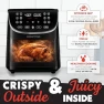 Превью Air Fryer - 7 Qt Large Capacity with LED Display, 12 One-Touch Presets — Air Fryer, Gourmia