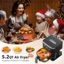 Превью Air Fryer Glass, 5.2QT Convection Oven — Air Fryer, FLYING APSARAS