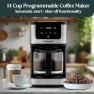 Превью Deluxe 14 Cup Programmable Drip Coffee Maker with Glass Carafe — Coffee Maker, Pantrymade