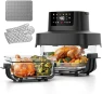 Превью Dual Capacity Glass Air Fryer — Air Fryer, YUKO Smart