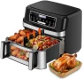 Превью Dual Zone Air Fryer Oven with Divider — Air Fryer, Emphsism