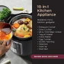 Превью 6 Quart Pressure Cooker 10 in 1, Cook 2 Dishes at Once — Multicooker, Mueller