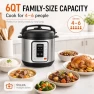 Превью 6QT Electric Pressure Cooker – 12-in-1 Multi Cooker — Multicooker, KINGBULL