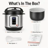 Превью 6QT Electric Pressure Cooker – 12-in-1 Multi Cooker — Multicooker, KINGBULL