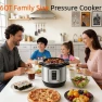 Превью 6QT Electric Pressure Cooker, 16-in-1 & Non-Stick Stainless Steel Multi Cooker — Multicooker, Simple Deluxe
