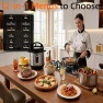 Превью 6QT Electric Pressure Cooker, 16-in-1 & Non-Stick Stainless Steel Multi Cooker — Multicooker, Simple Deluxe