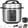 Превью 6QT Electric Pressure Cooker, 16-in-1 & Non-Stick Stainless Steel Multi Cooker — Multicooker, Simple Deluxe