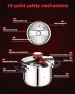 Превью 8 Qt Pressure Cooker, 3-in-1 Fast Cooking with One-Hand Locking — Multicooker, Jyxmor