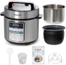 Превью Dual-Pot Electric Pressure Cooker, 12-in-1 Multi Cooker with 6QT Stainless Steel & 5QT Ceramic Pot — Multicooker, Fullwill