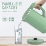Превью Electric Kettle Quiet, Double Wall Hot Water Boiler BPA-Free, Cool Touch, Cordless — Electric Kettle, COOKTRON