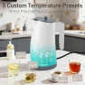 Превью Electric Kettle with Temperature Control, 5 Preset Temps & 2H Keep Warm, 1200W Cool-Touch BPA-Free Electric Tea Kettle,... — Electric Kettle, Fashome
