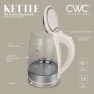 Превью Electric Tea Kettle, 1.8L Cordless Hot Water Boiler, 1200W Rapid Boil, Auto Shutoff & Boil Dry Protection, Sleek... — Electric Kettle, COOK WITH COLOR