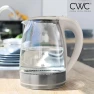 Превью Electric Tea Kettle, 1.8L Cordless Hot Water Boiler, 1200W Rapid Boil, Auto Shutoff & Boil Dry Protection, Sleek... — Electric Kettle, COOK WITH COLOR