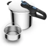 Превью Secure Stainless Steel Pressure Cooker, 6.3 Quart — Multicooker, T-Fal