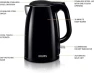 Превью 1.5L Electric Kettle, Cool Touch Stainless Steel Interior — Electric Kettle, KRUPS