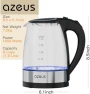 Превью Electric Kettle 1800W Cool Touch Anti-scalding Design 1.8L Large Capacity BPA-Free White — Electric Kettle, AZEUS