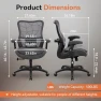 Превью Big and Tall Ergonomic Mesh Desk Chair — Smart Chairs, WITTLONG