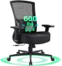 Превью Big and Tall Office Chair with Adjustable Lumbar Support — Smart Chairs, KWKSV