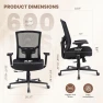 Превью Big and Tall Office Chair with Adjustable Lumbar Support — Smart Chairs, KWKSV