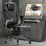 Превью Ergonomic Computer Desk Chair, High Back Leather Chair with Padded Flip-up Arms, Swivel Home Office Chair Upgraded... — Smart Chairs, COLAMY