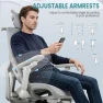 Превью Ergonomic Office Chair with Massage and Heat, Reclining Mesh Chair with Footrest and 6D Armrest, Adjustable Headrest and... — Smart Chairs, JUMMICO