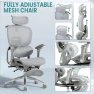 Превью Ergonomic Office Chair with Massage and Heat, Reclining Mesh Chair with Footrest and 6D Armrest, Adjustable Headrest and... — Smart Chairs, JUMMICO