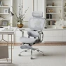 Превью Ergonomic Office Chair with Massage and Heat, Reclining Mesh Chair with Footrest and 6D Armrest, Adjustable Headrest and... — Smart Chairs, JUMMICO