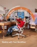 Превью Ergonomic Office Chair with Wide Headrest & Adaptive Lumbar Support — Smart Chairs, SIHOO