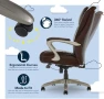 Превью Hensley Big & Tall Ergonomic High-Back Office Chair — Smart Chairs, Serta