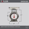 Превью Mechanical Kitchen Food Scale with Bowl — Kitchen Gadgets, Taylor