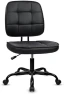 Превью Armless Home Office Chair, Small Ergonomic Mesh Back Desk Chair with Lumbar Support and Wheels — Smart Chairs, CLATINA