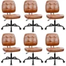 Превью Armless Home Office Chair, Small Ergonomic Mesh Back Desk Chair with Lumbar Support and Wheels — Smart Chairs, CLATINA