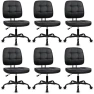 Превью Armless Home Office Chair, Small Ergonomic Mesh Back Desk Chair with Lumbar Support and Wheels — Smart Chairs, CLATINA