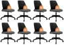 Превью Armless Home Office Chair, Small Ergonomic Mesh Back Desk Chair with Lumbar Support and Wheels — Smart Chairs, CLATINA