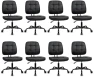 Превью Armless Home Office Chair, Small Ergonomic Mesh Back Desk Chair with Lumbar Support and Wheels — Smart Chairs, CLATINA