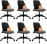 Превью Armless Home Office Chair, Small Ergonomic Mesh Back Desk Chair with Lumbar Support and Wheels — Smart Chairs, CLATINA