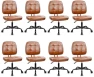Превью Armless Home Office Chair, Small Ergonomic Mesh Back Desk Chair with Lumbar Support and Wheels — Smart Chairs, CLATINA