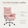 Превью Big and Tall Office Chair, Ergonomic Desk Chair with Thick Cushion, Wide Seat & Armrests Computer Gaming Chair, High... — Smart Chairs, Dowinx