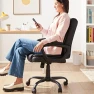 Превью Classic Puresoft PU Padded Mid-Back Office Desk Chair with Armrest — Smart Chairs, Amazon Basics