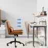 Превью Criss Cross Chair with Wheels Armless Wide Cross Legged Office Chair — Smart Chairs, TUNYI
