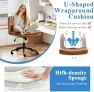 Превью Criss Cross Chair with Wheels Armless Wide Cross Legged Office Chair — Smart Chairs, TUNYI