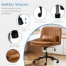 Превью Criss Cross Chair with Wheels Armless Wide Cross Legged Office Chair — Smart Chairs, TUNYI