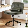 Превью Criss Cross Chair with Wheels Armless Wide Cross Legged Office Chair — Smart Chairs, TUNYI
