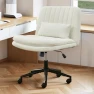 Превью Criss Cross Chair with Wheels Armless Wide Cross Legged Office Chair — Smart Chairs, TUNYI