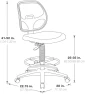 Превью Deluxe Breathable Mesh Back Ergonomic Drafting Chair with Lumbar Support and Adjustable Footring — Smart Chairs, Office Star