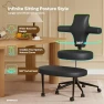 Превью Ergonomic Cross Legged Office Chair Extra Wide for ADHD and Meditation — Smart Chairs, Pinmoco