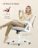 Превью Ergonomic Mesh Office Chair with Adjustable Lumbar Support and Headrest — Smart Chairs, VASAGLE