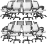 Превью Ergonomic Office Chair Pack of 2 — Smart Chairs, Magshion